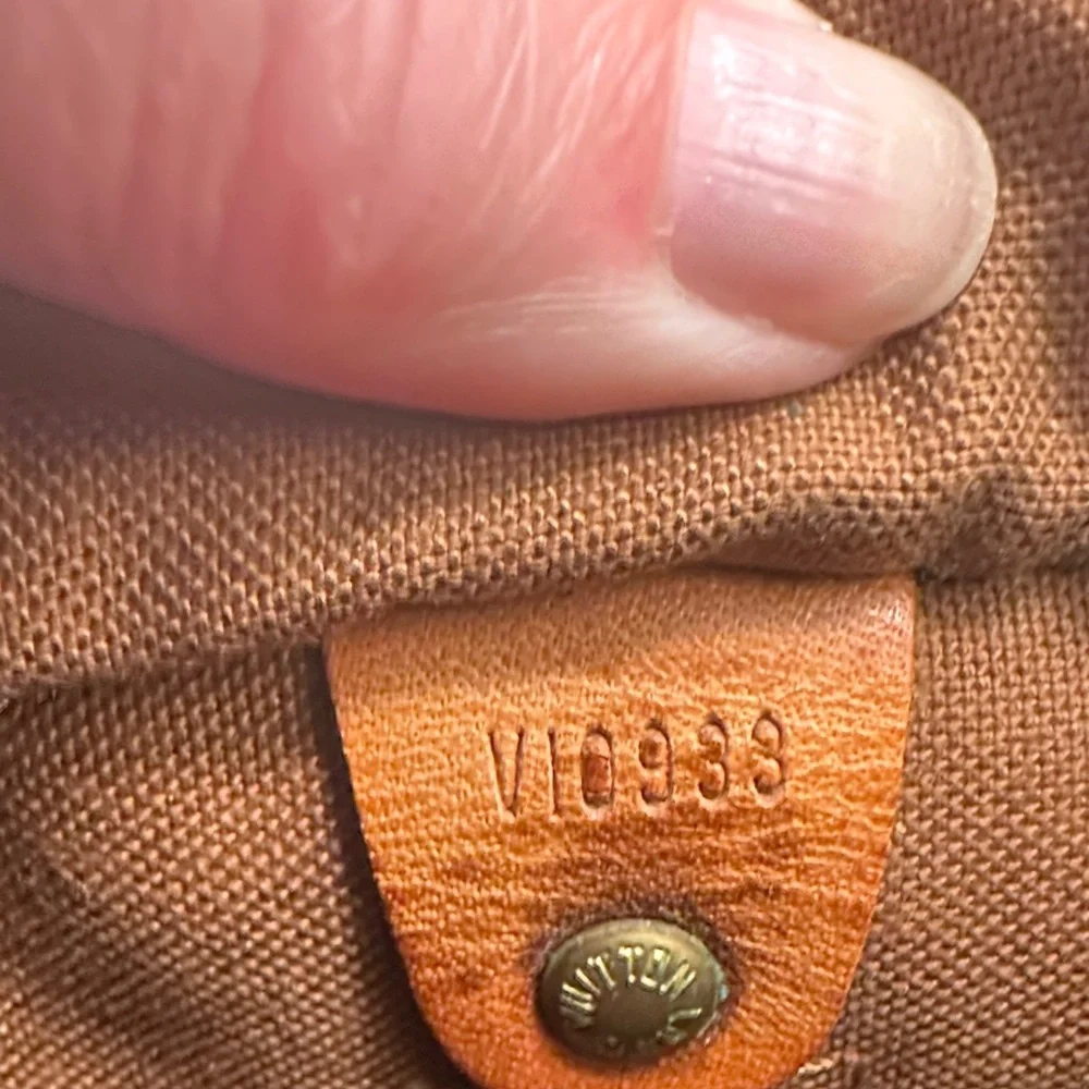 Louis Vuitton Brown Monogram Tote - Picture 3 of 4